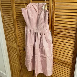 Never Worn, with tags - J.Crew Pink Strapless, Knee-Length Dress - Size 16